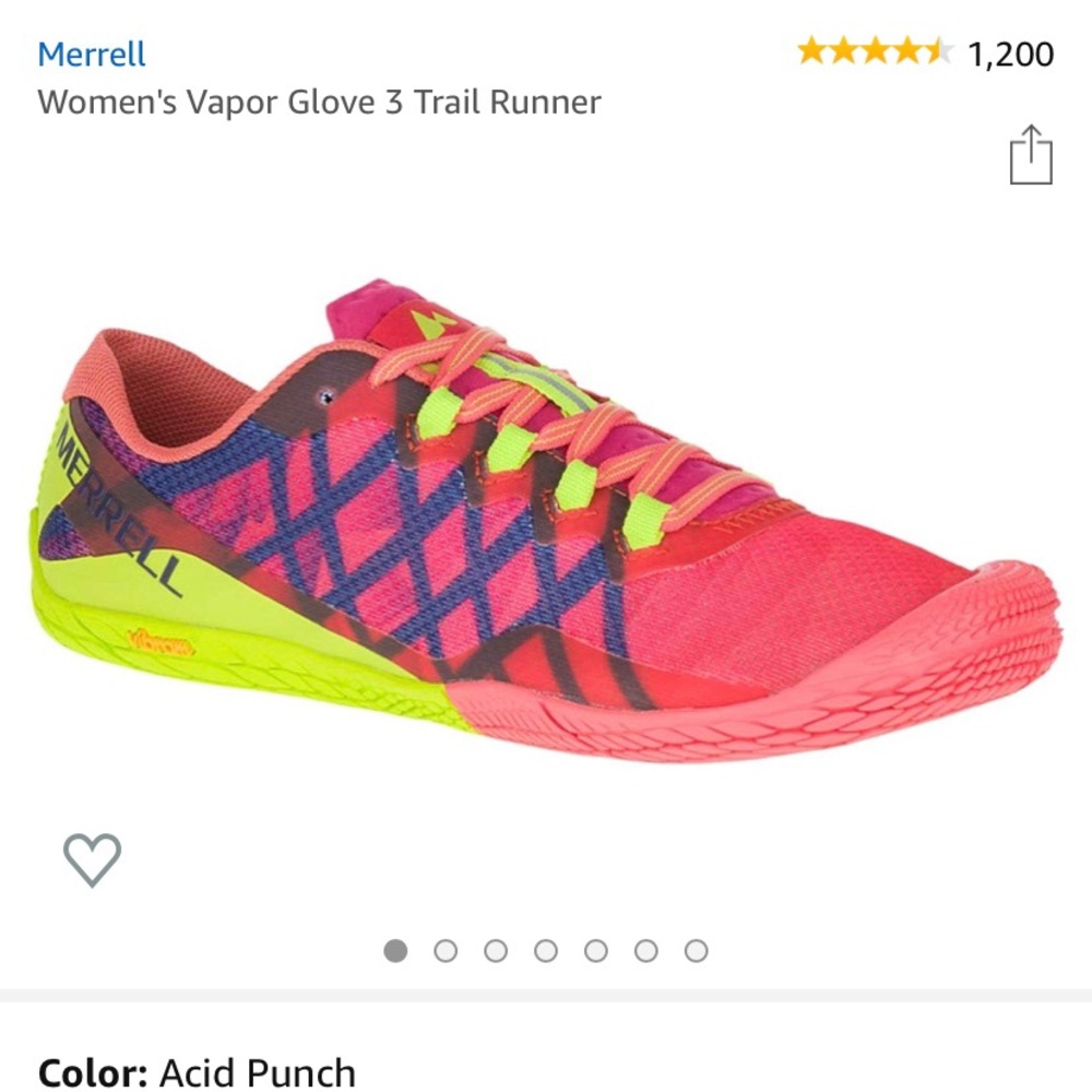 merrel women’s vapor glove trail